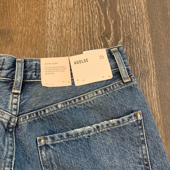Agolde Jeans | Nwt Agolde Riley High Rise Straight Crop Disguise | Poshmark